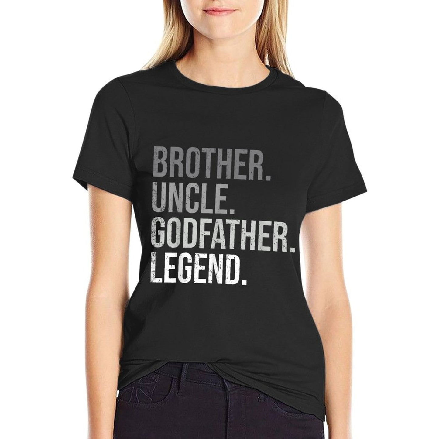 Brother Uncle Godfather Legend Fun Best Funny Uncle T-Shirt