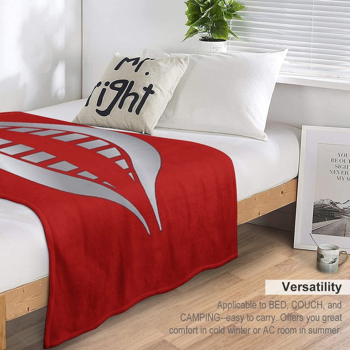 Cobra Crimson Guard Logo Throw Blanket