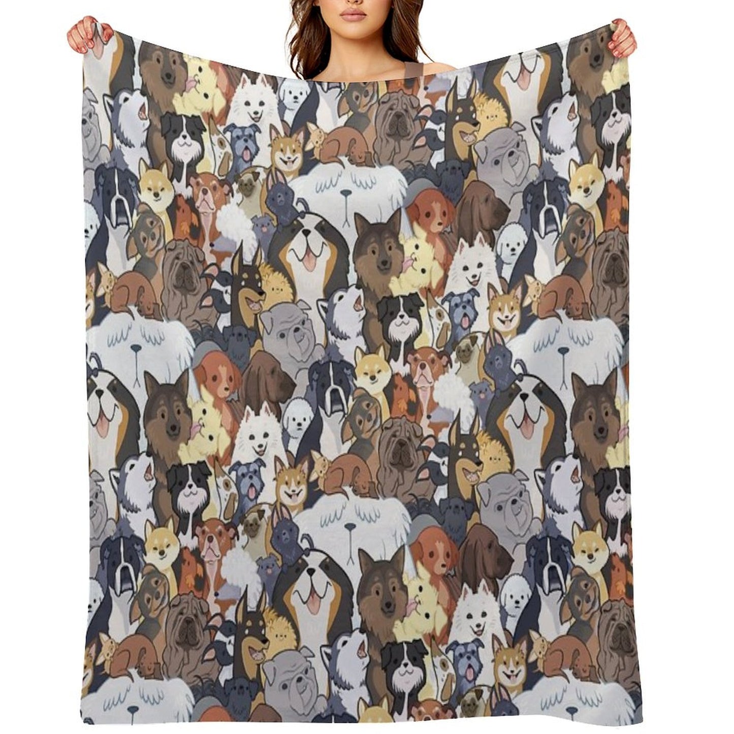 Pupper Party Throw Blanket