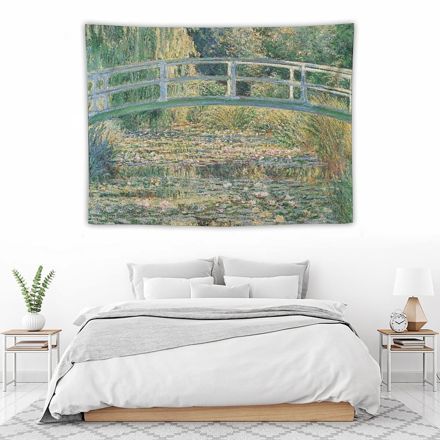 HD. The Water Lily Pond, by Claude Monet. HIGH DEFINITION Tapestry