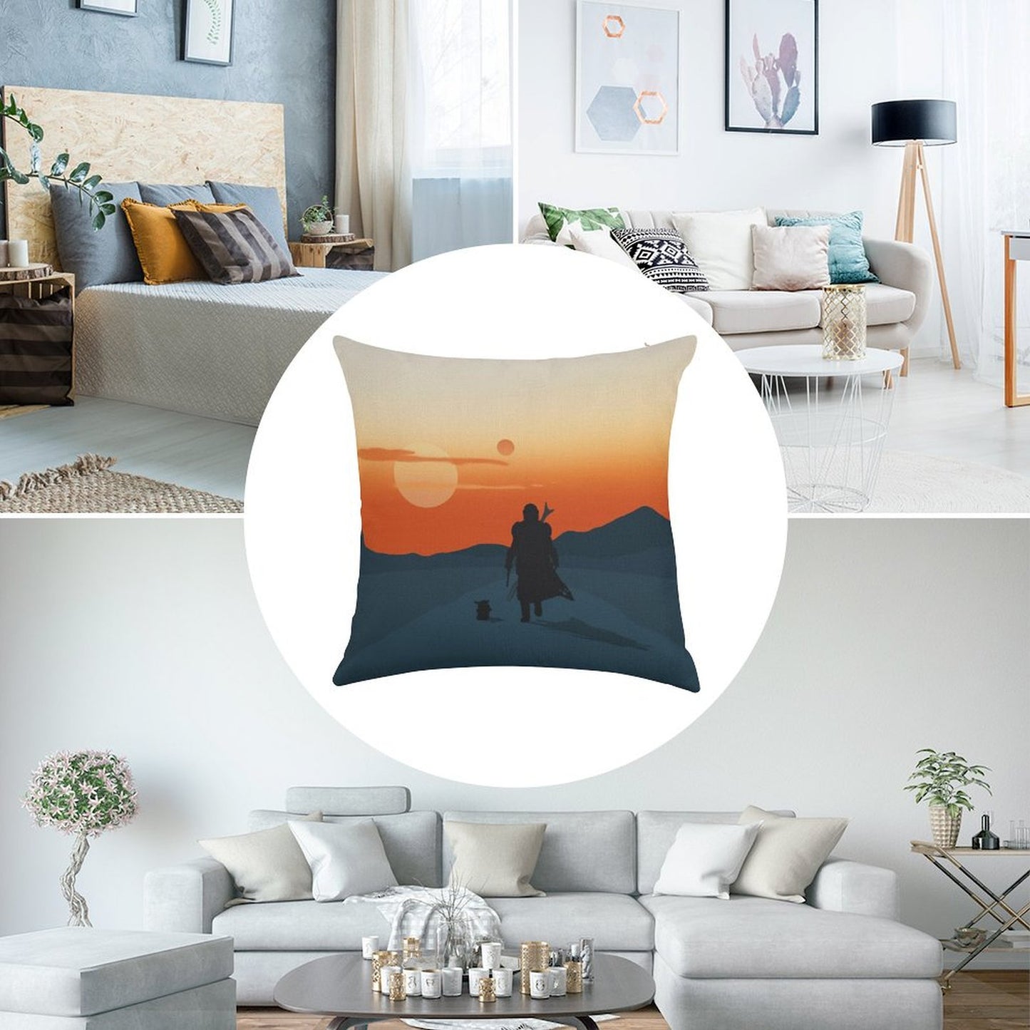 This Is The Way Linen Throw Pillow Cover