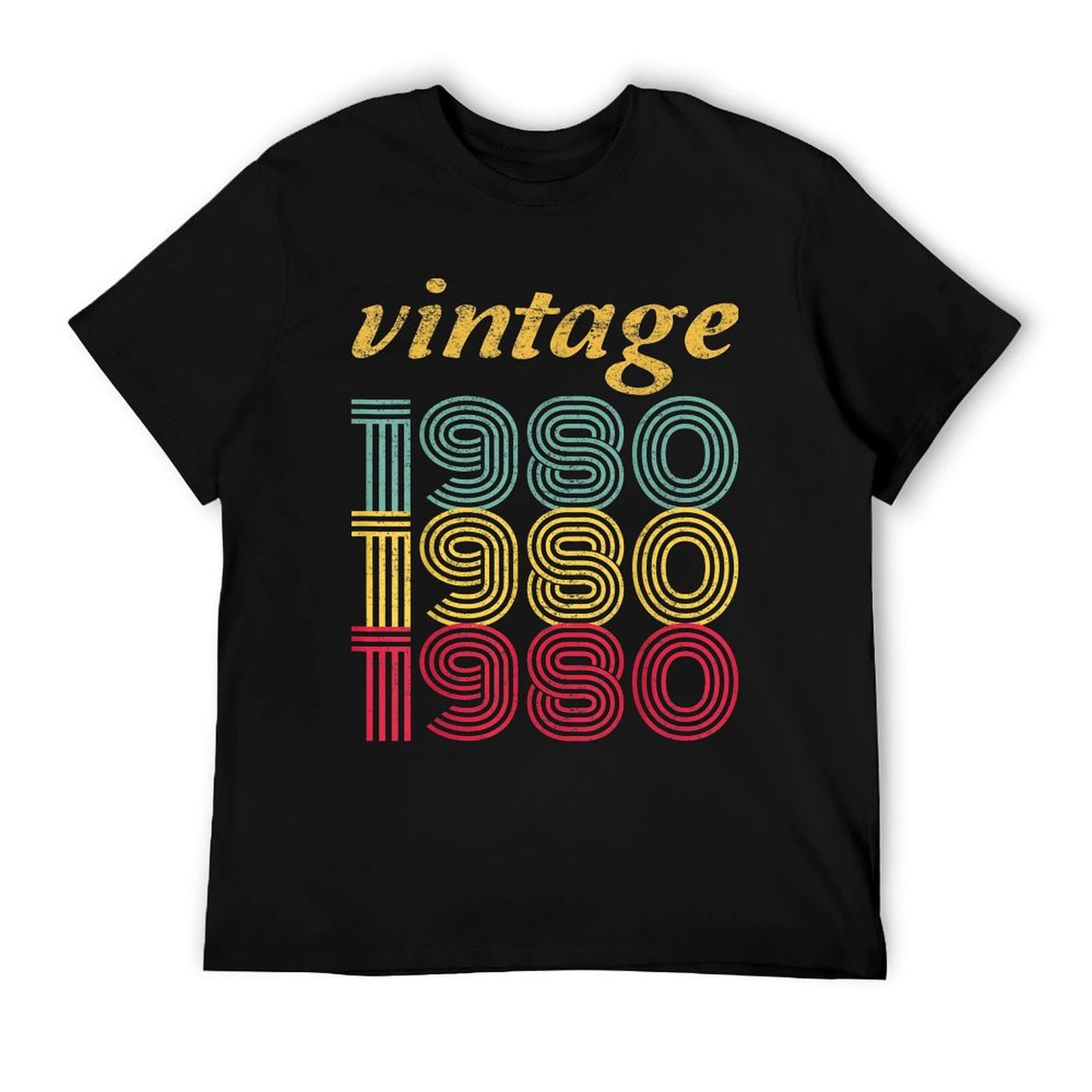1980 40th Birthday Gift Vintage Retro Men Women 40 Years Old Eco-friendly Material T-Shirt
