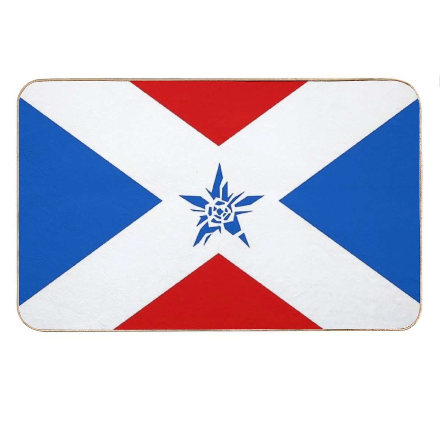 NMH1 Crash Star Flag Bath Mat