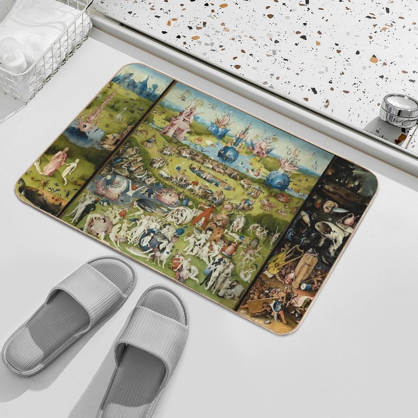 The Garden of Earthly Delights Bath Mat