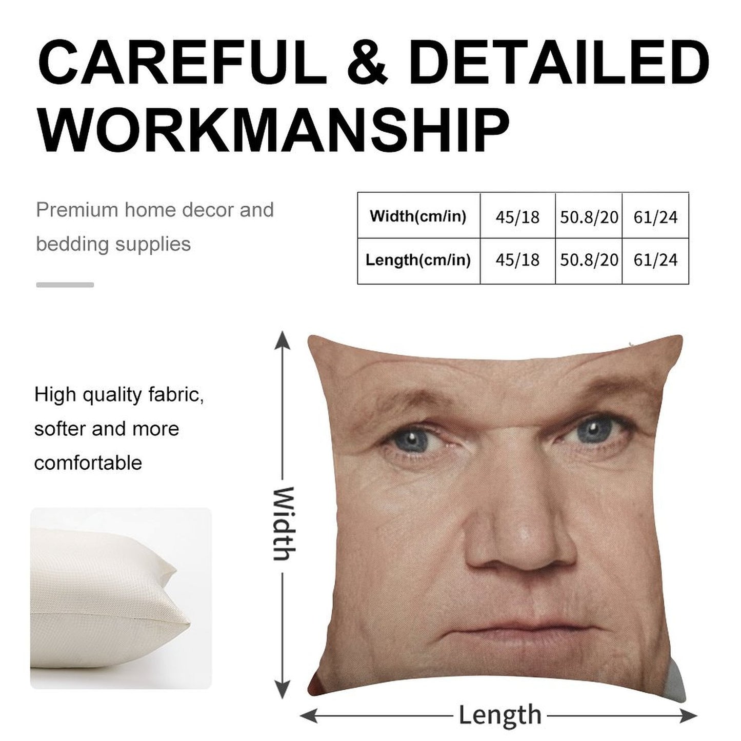 Gordon Ramsay Linen Throw Pillow Cover