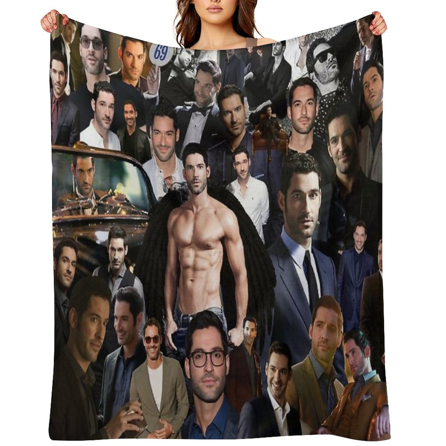 Tom Ellis Throw Blanket