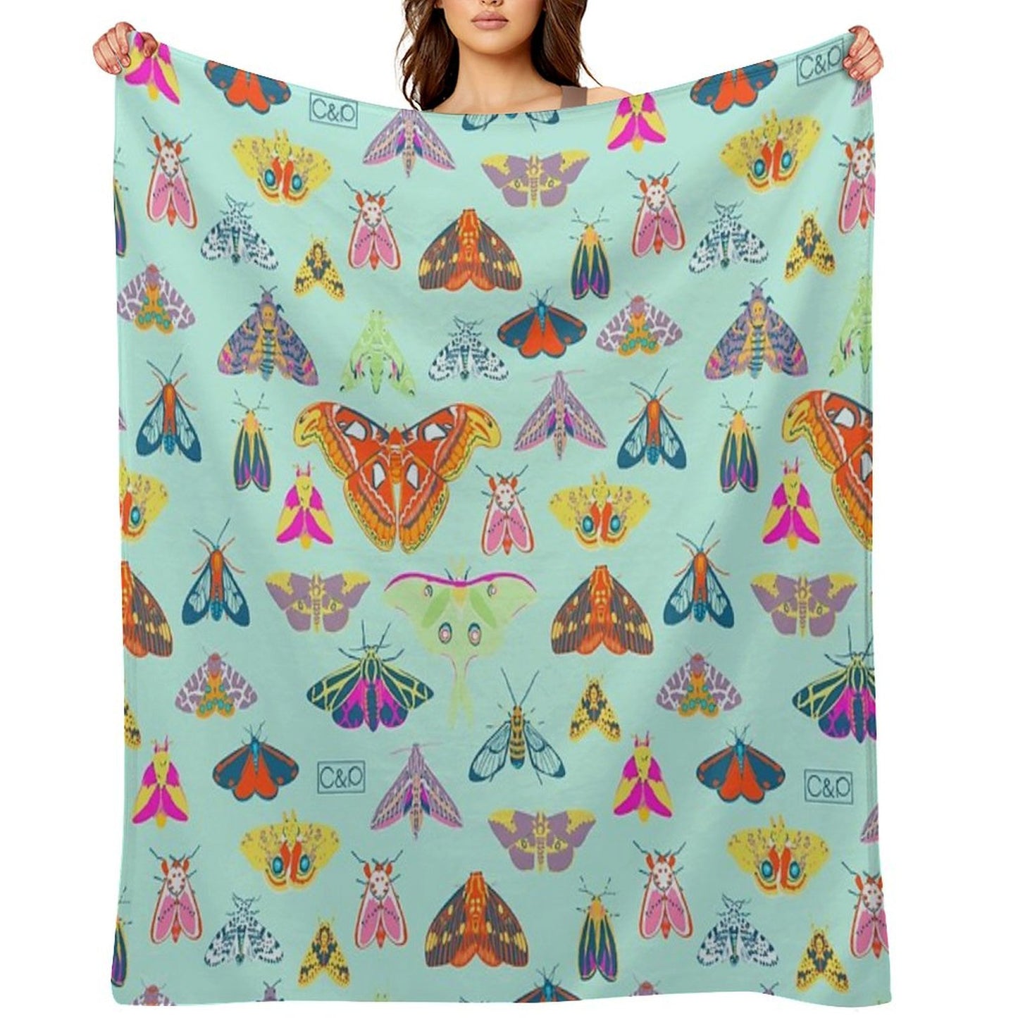 Lots of Lepidoptera Throw Blanket