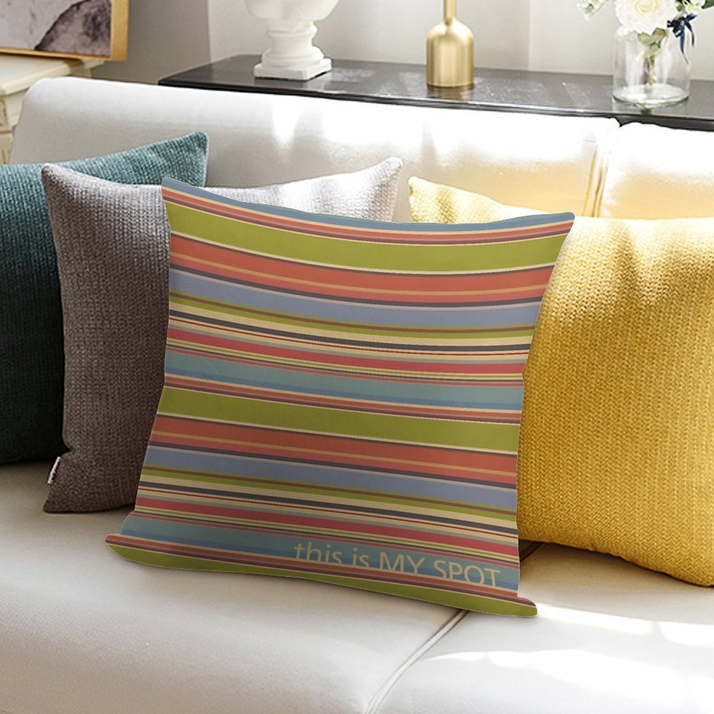 This Is My Spot Soft Warmth Comfort Throw Pillow