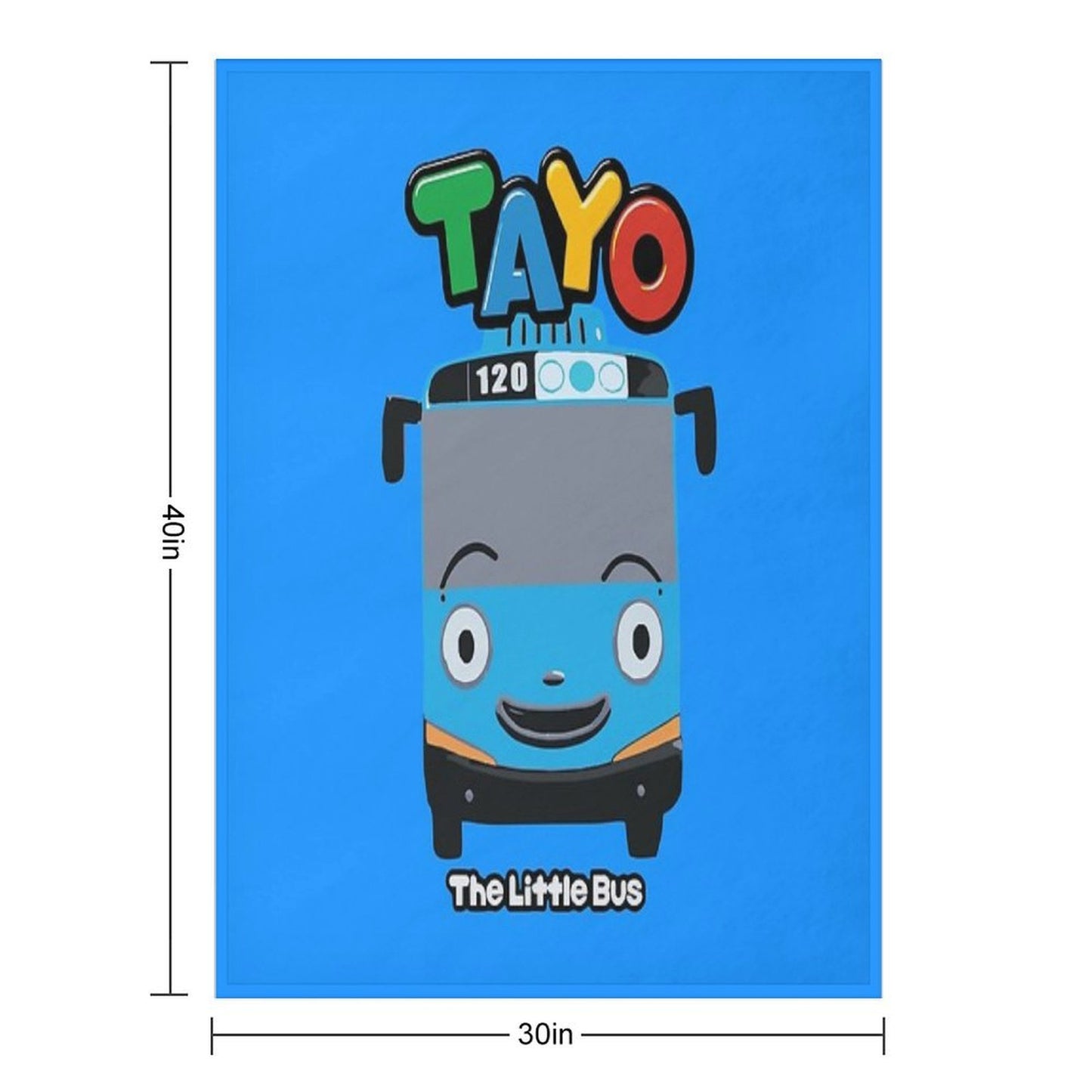 Tayo The City Bus Throw Blanket