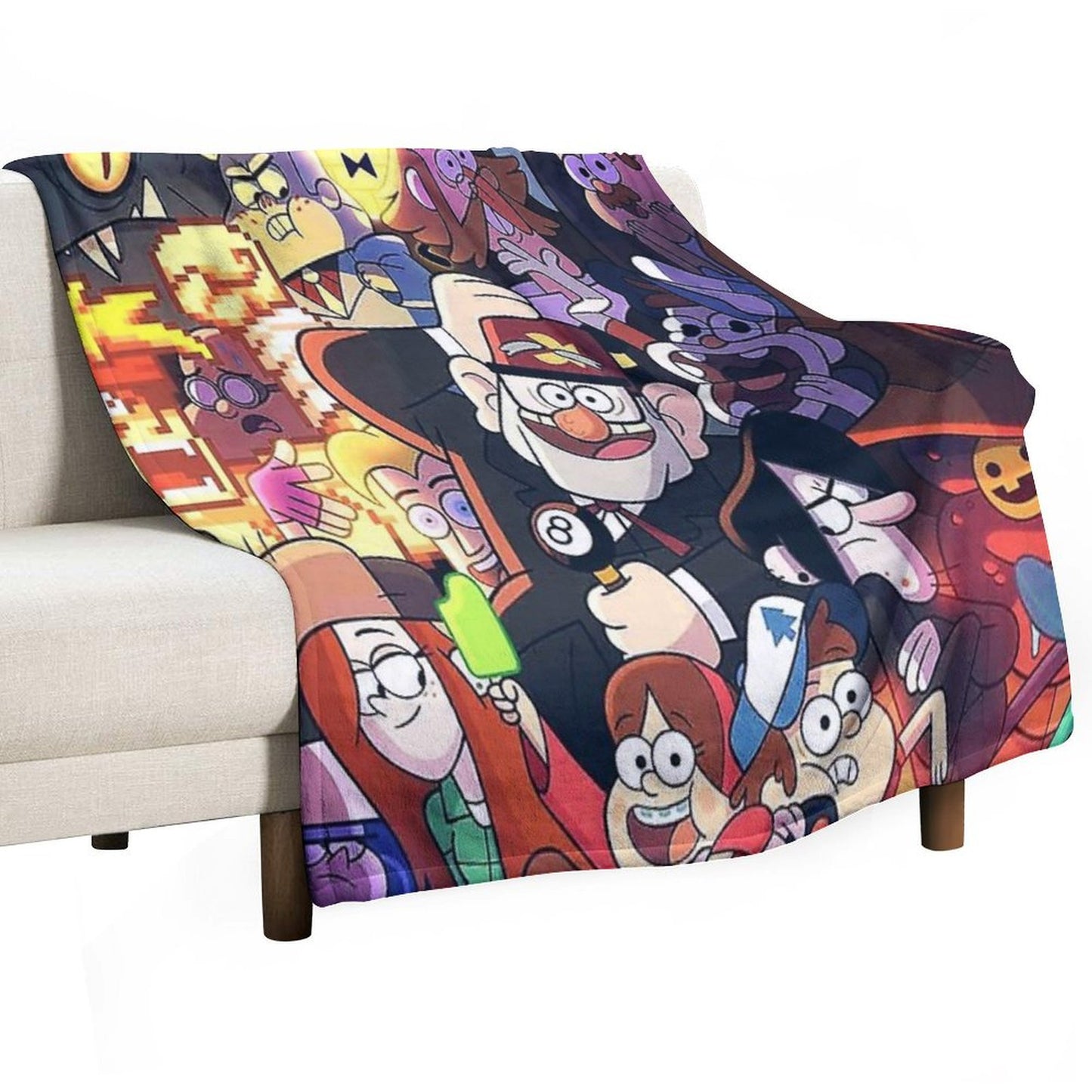 Gravity Falls Throw Blanket