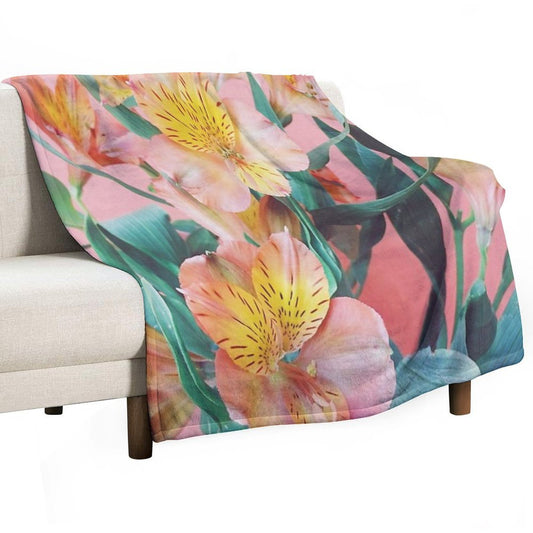 Spring Bouquet Throw Blanket