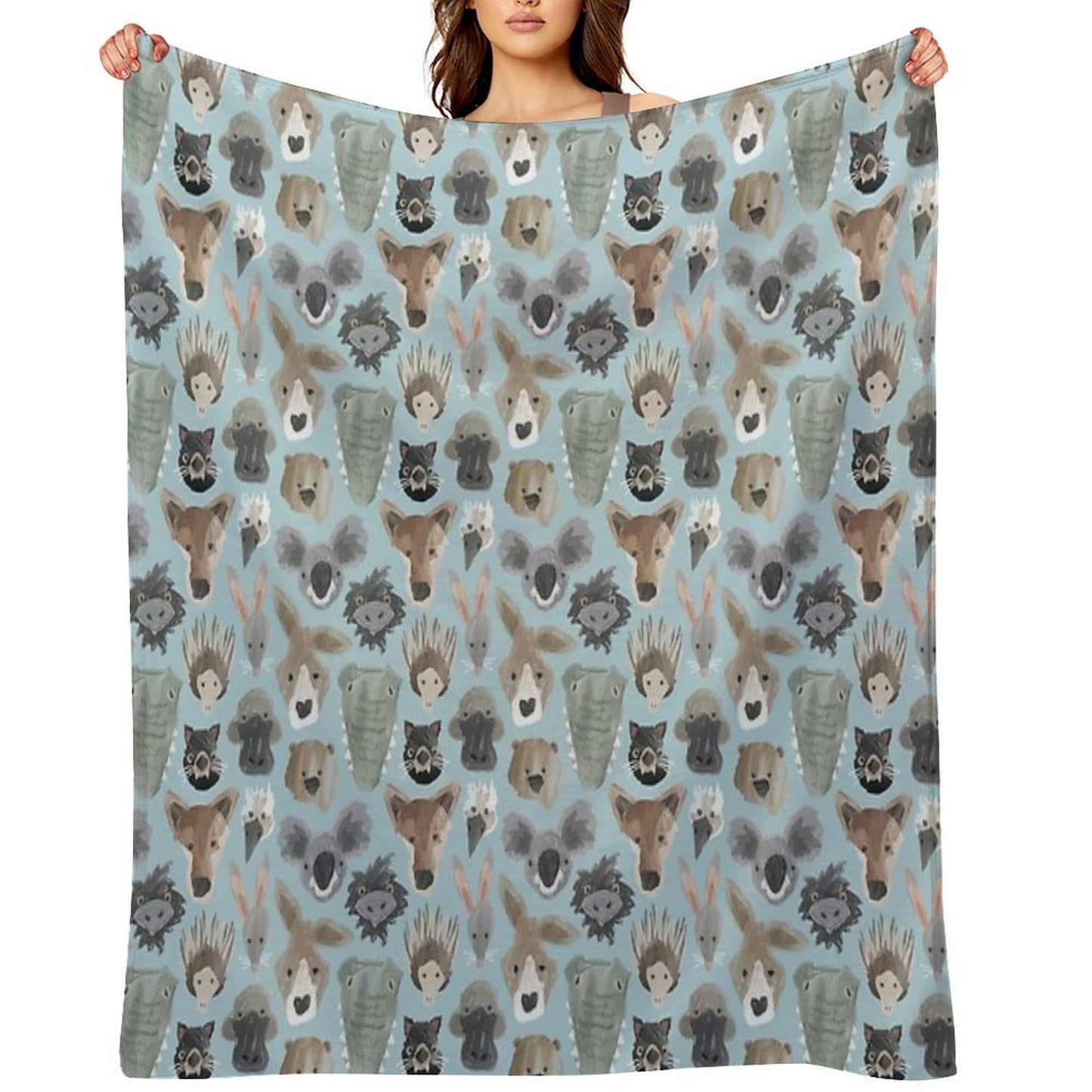 Dusky Outback Throw Blanket