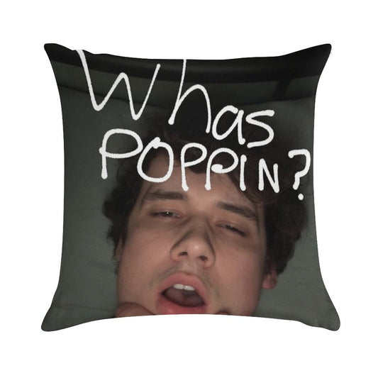Wilbur Soot Soft Luxury Feel Throw Pillow