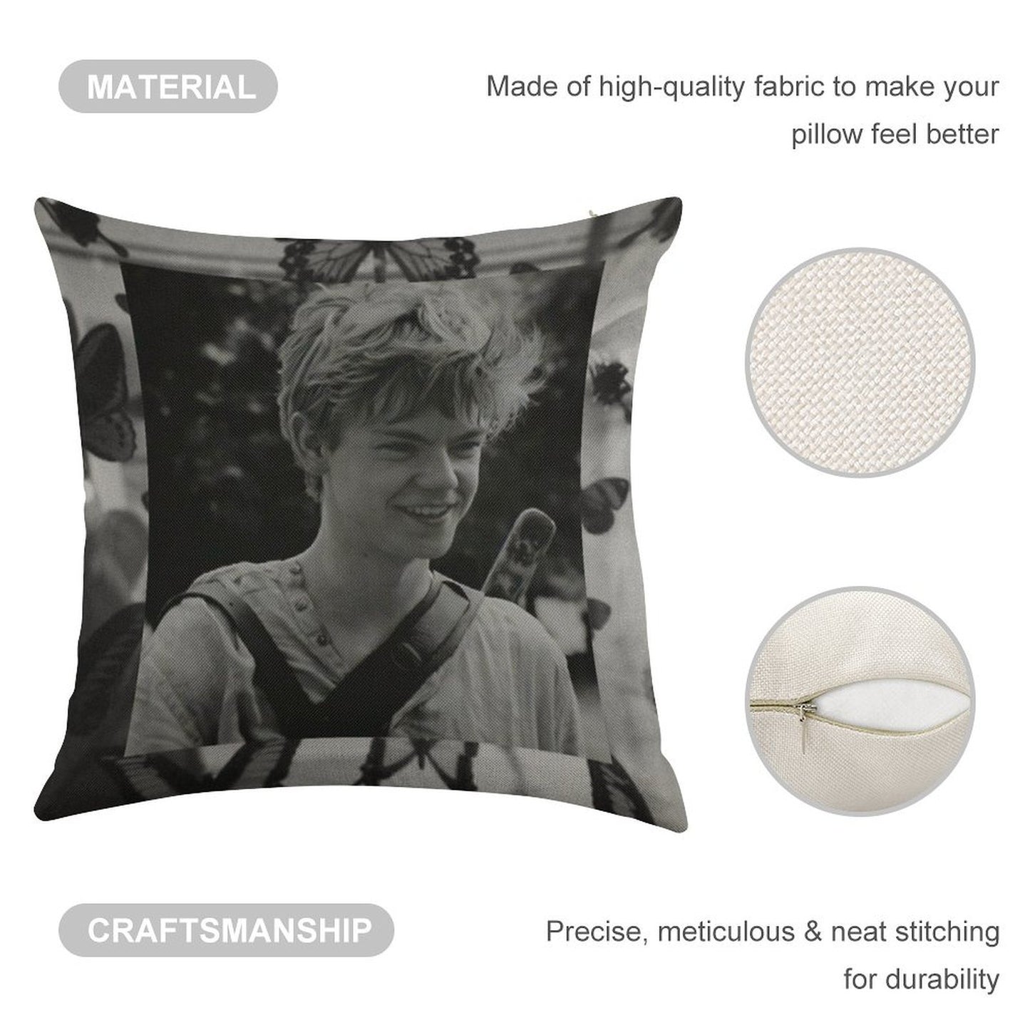 The Maze Runner Newt Blanket Linen Throw Pillow Cover