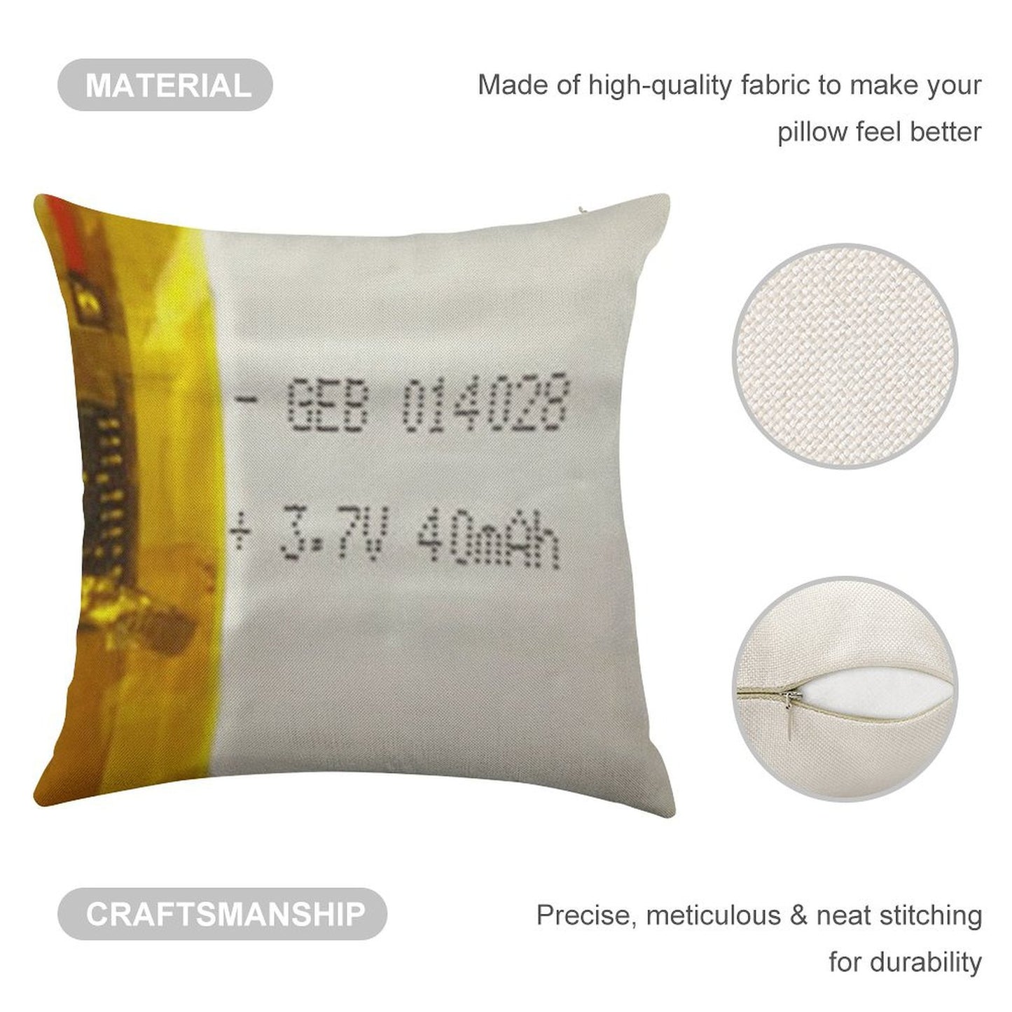 Forbidden Li-on Pillow Linen Throw Pillow Cover