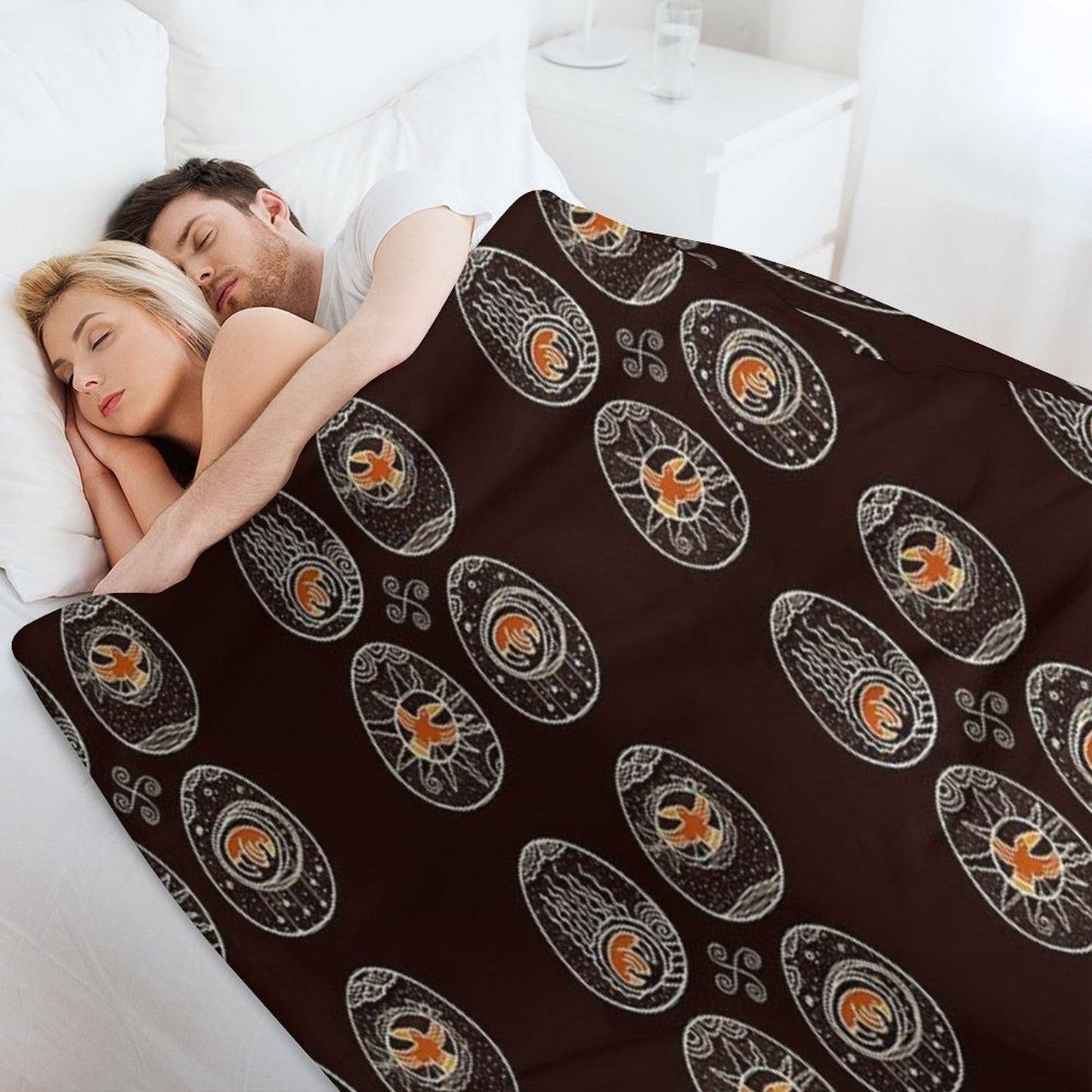Ravens Spring Throw Blanket