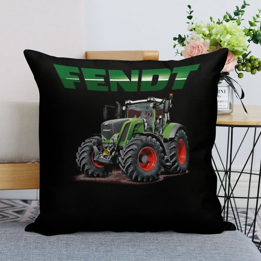 Fendt German Tractors Linen Throw Pillow Cover