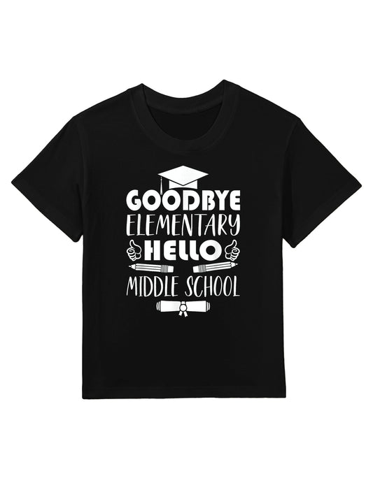 Elementary School To Middle School Graduation Gifts For Boys Kids T-Shirt