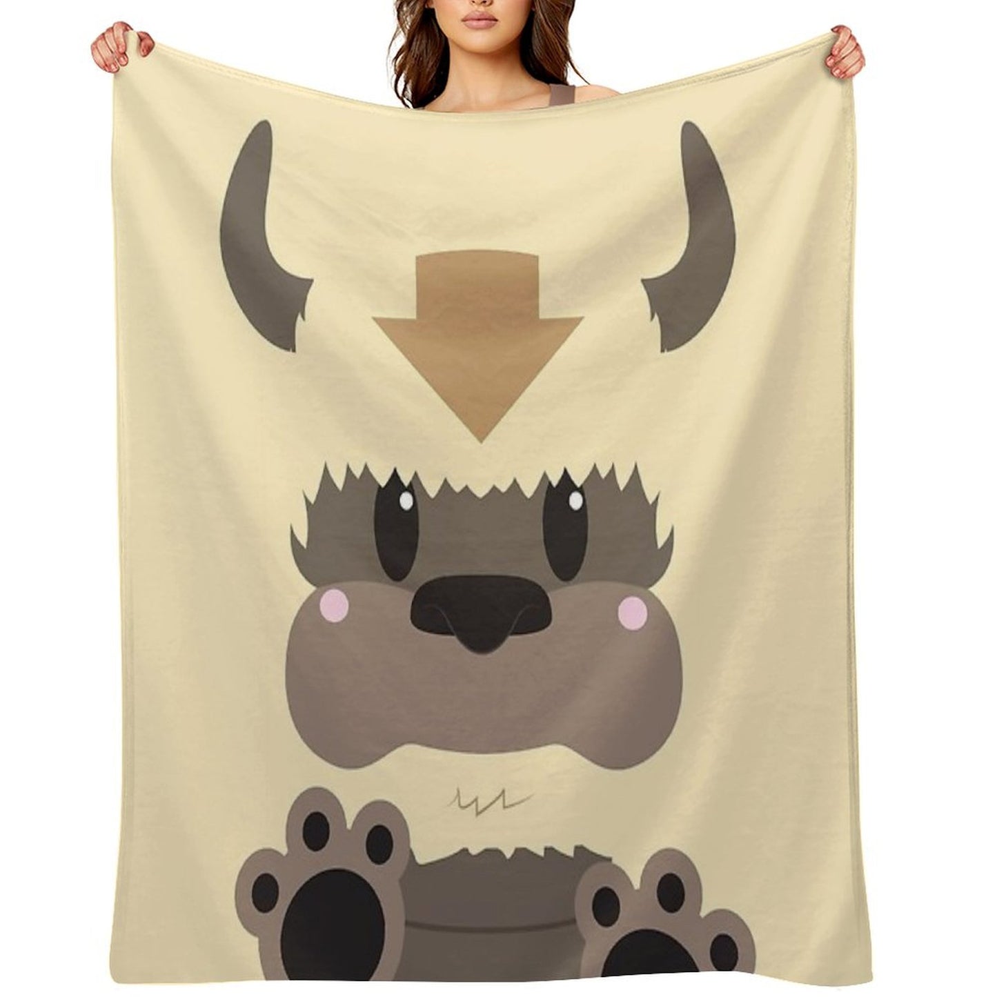 Appa Block Throw Blanket