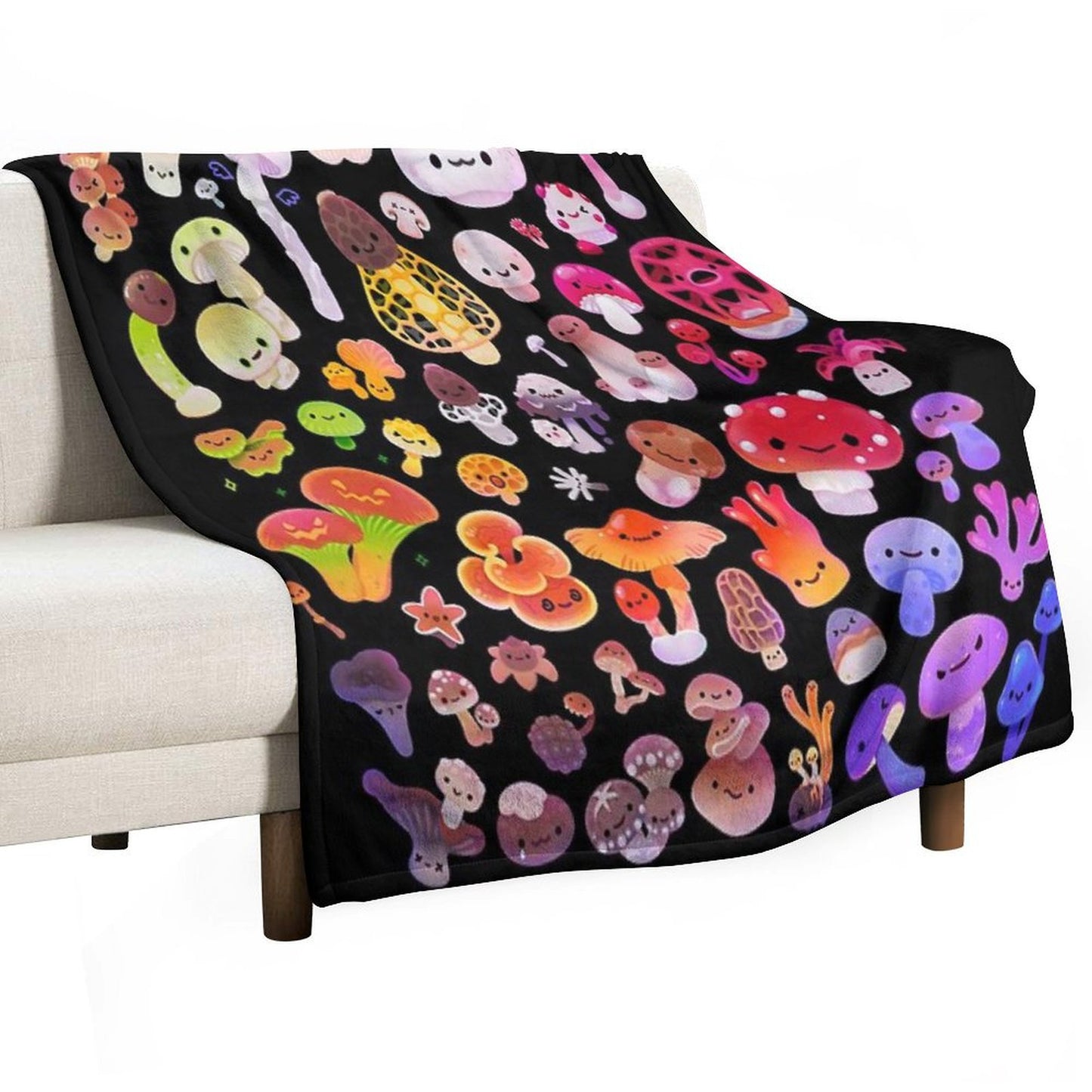 Mushroom Throw Blanket