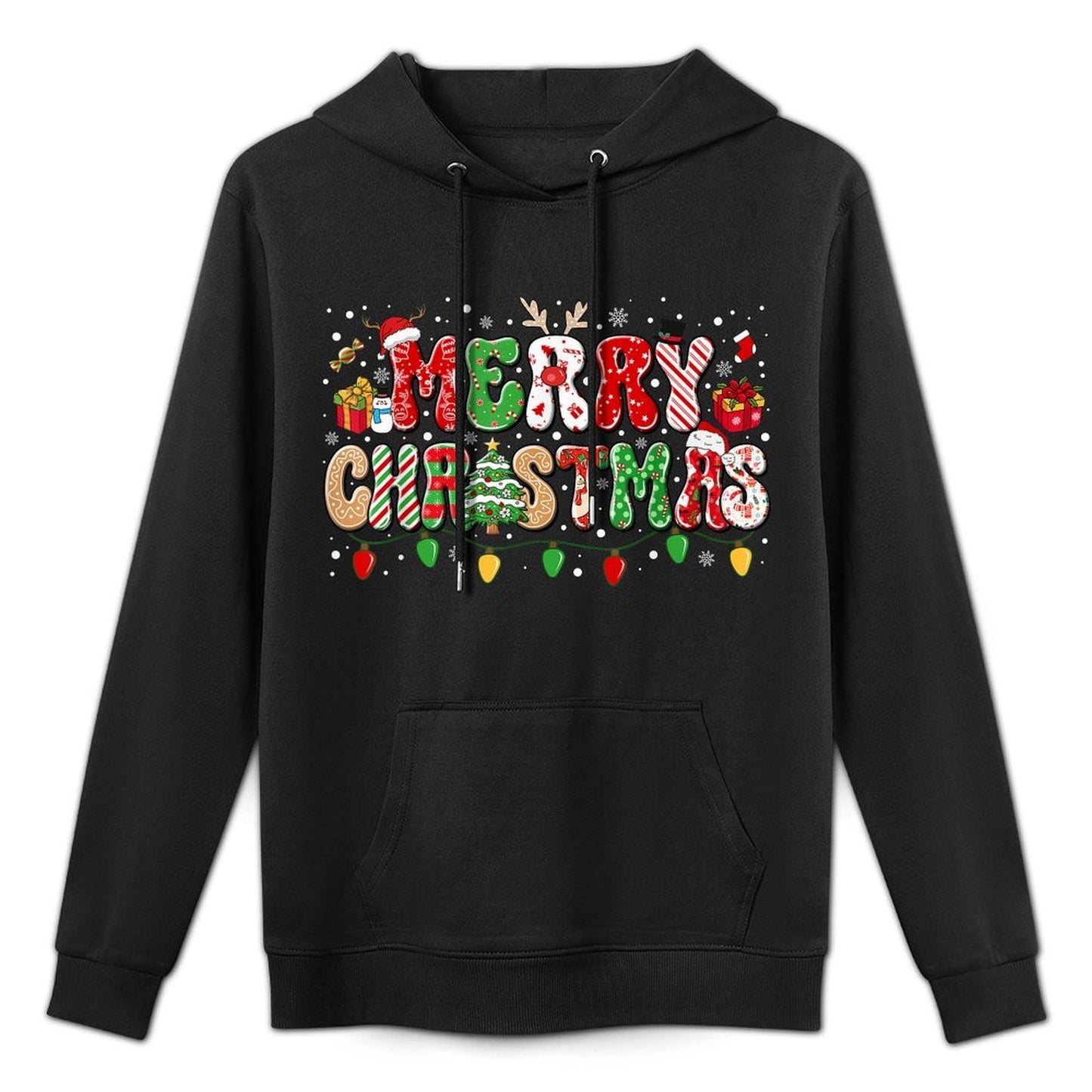Merry Christmas Family Funny Christmas Women Men Xmas Kids Easy Care Hoodie