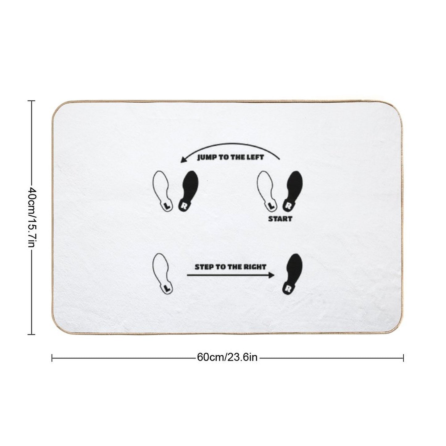 Time Warp Bath Mat