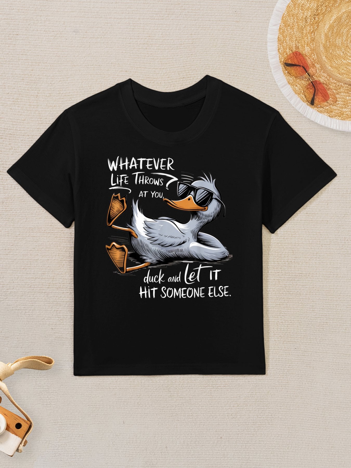 Funny Duck Funny Quote Graphic Tees For Men Women Kids Kids T-Shirt