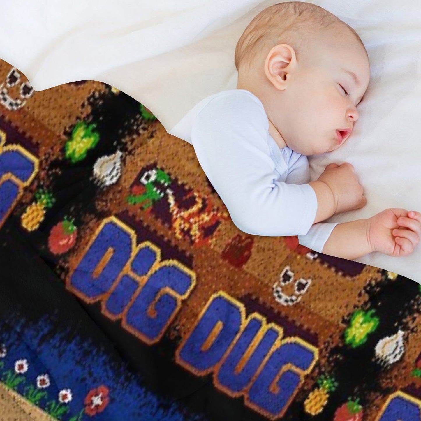 Dug Dig Throw Blanket