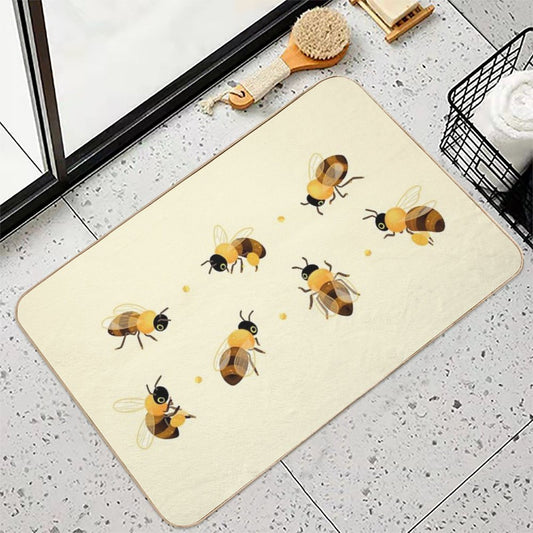 Honey Bees Bath Mat
