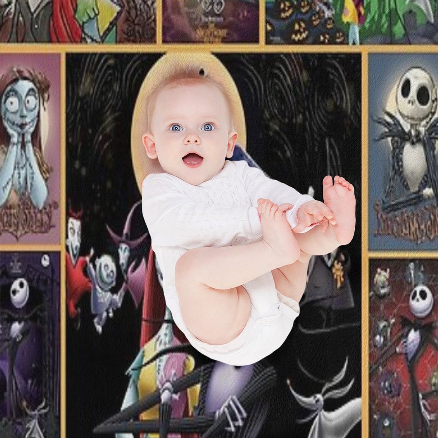 Nightmare Before Christmas Throw Blanket