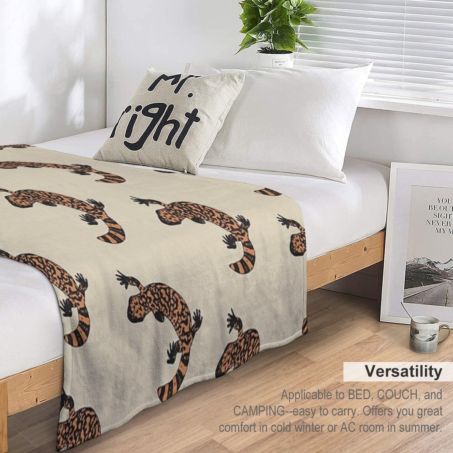 Gila Monster Throw Blanket