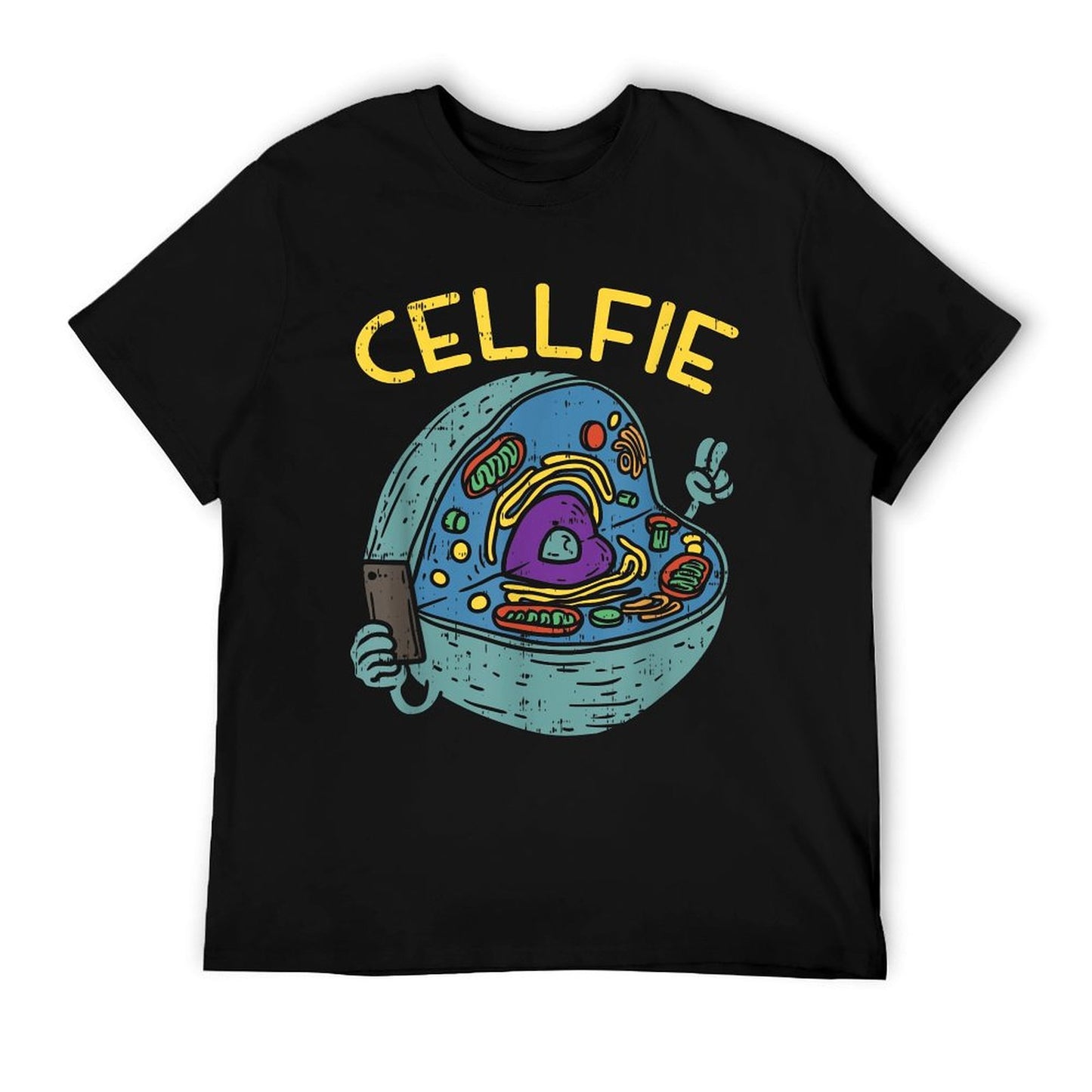 Cell Fie Funny Science Biology Teacher T Shirt T-Shirt