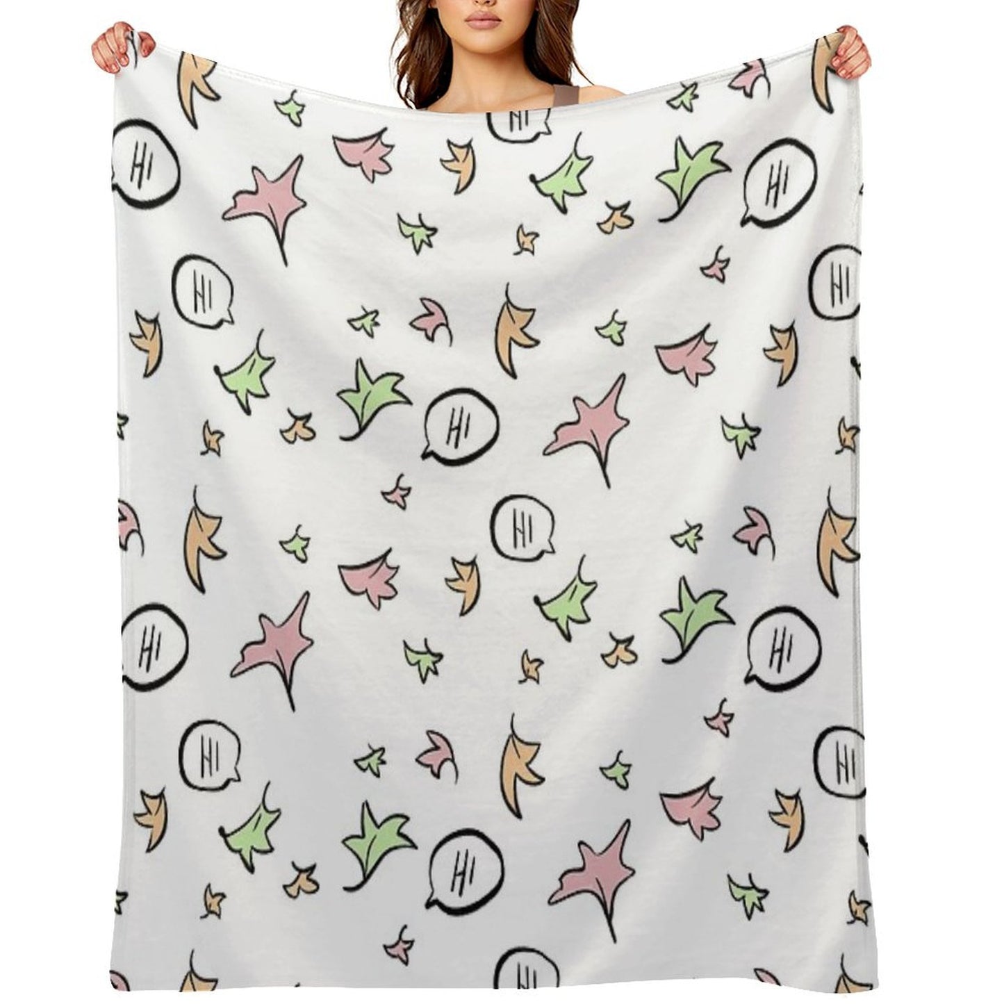 Heartstopper Netflix Nick Charlie Throw Blanket