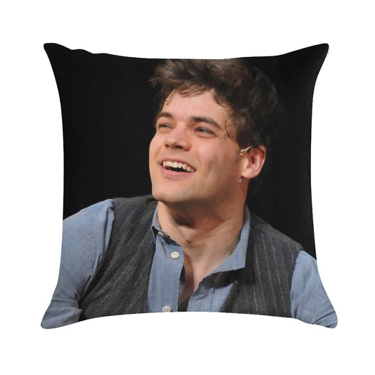 Jeremy Jordan Newsies Soft Reinforced Edging Throw Pillow