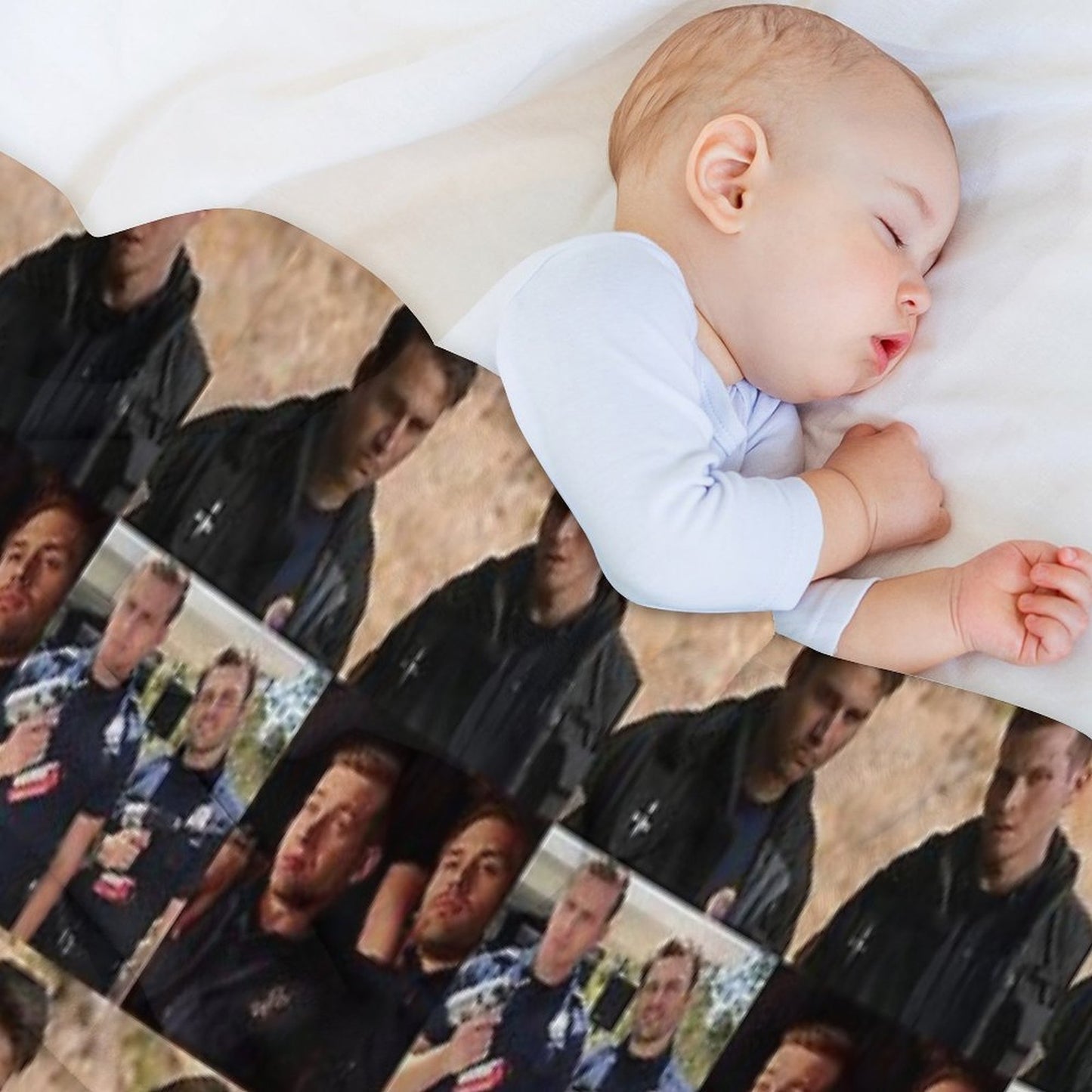 Buddie Collage Throw Blanket