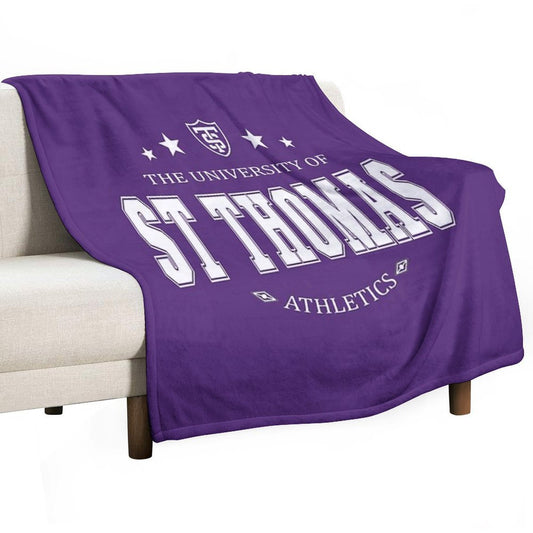 University Of St Thomas Throw Blanket