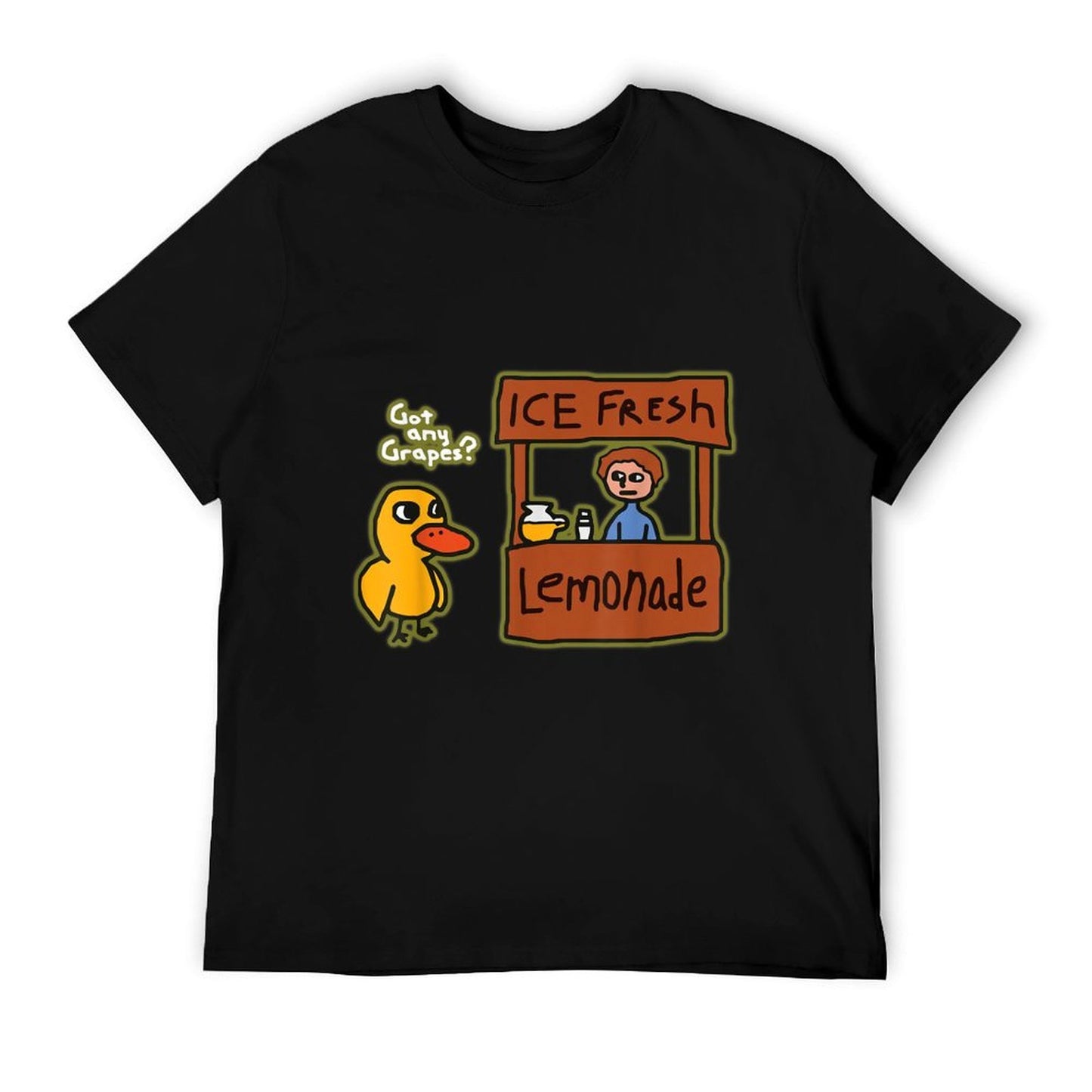 Ice Fresh Lemonade Duck Funny Got Any Grapes Love Gift T-Shirt