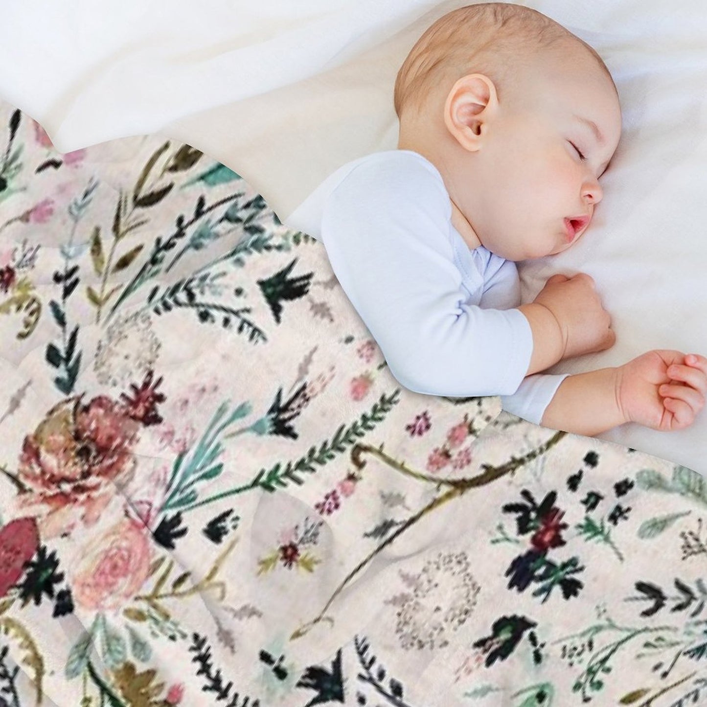 Fable Floral Throw Blanket