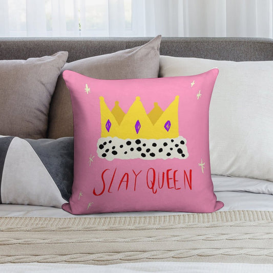 Slay Queen Soft Style Accent Throw Pillow