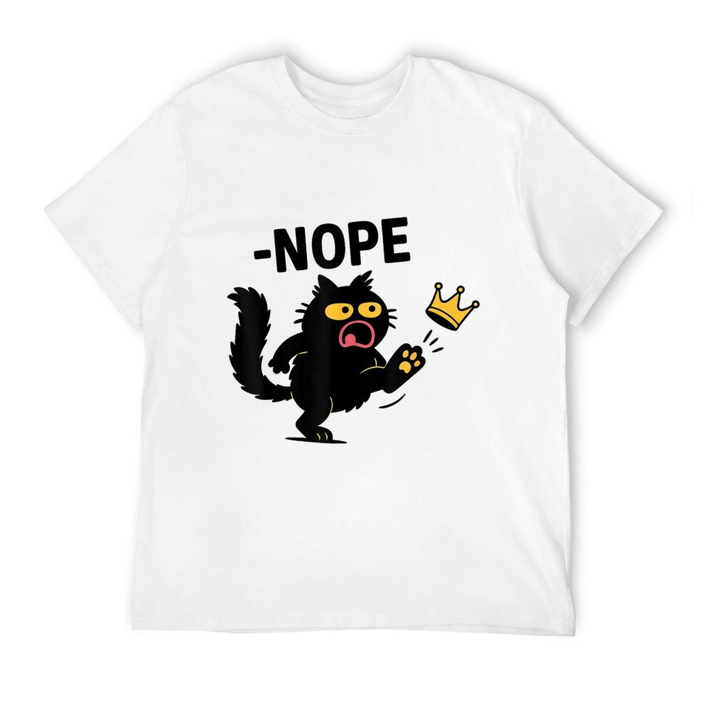 No Kings in America Black Cat Moisture-wicking T-Shirt