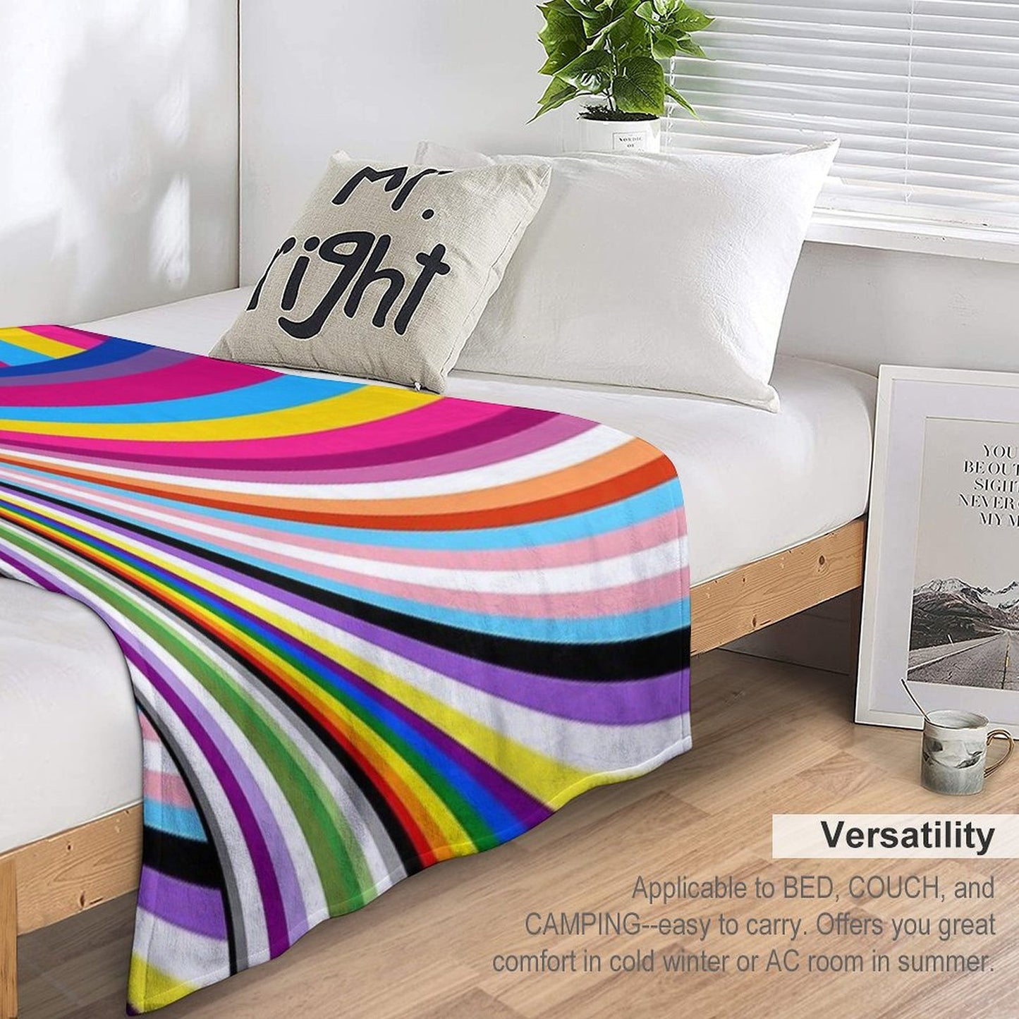 Pride Flags Throw Blanket