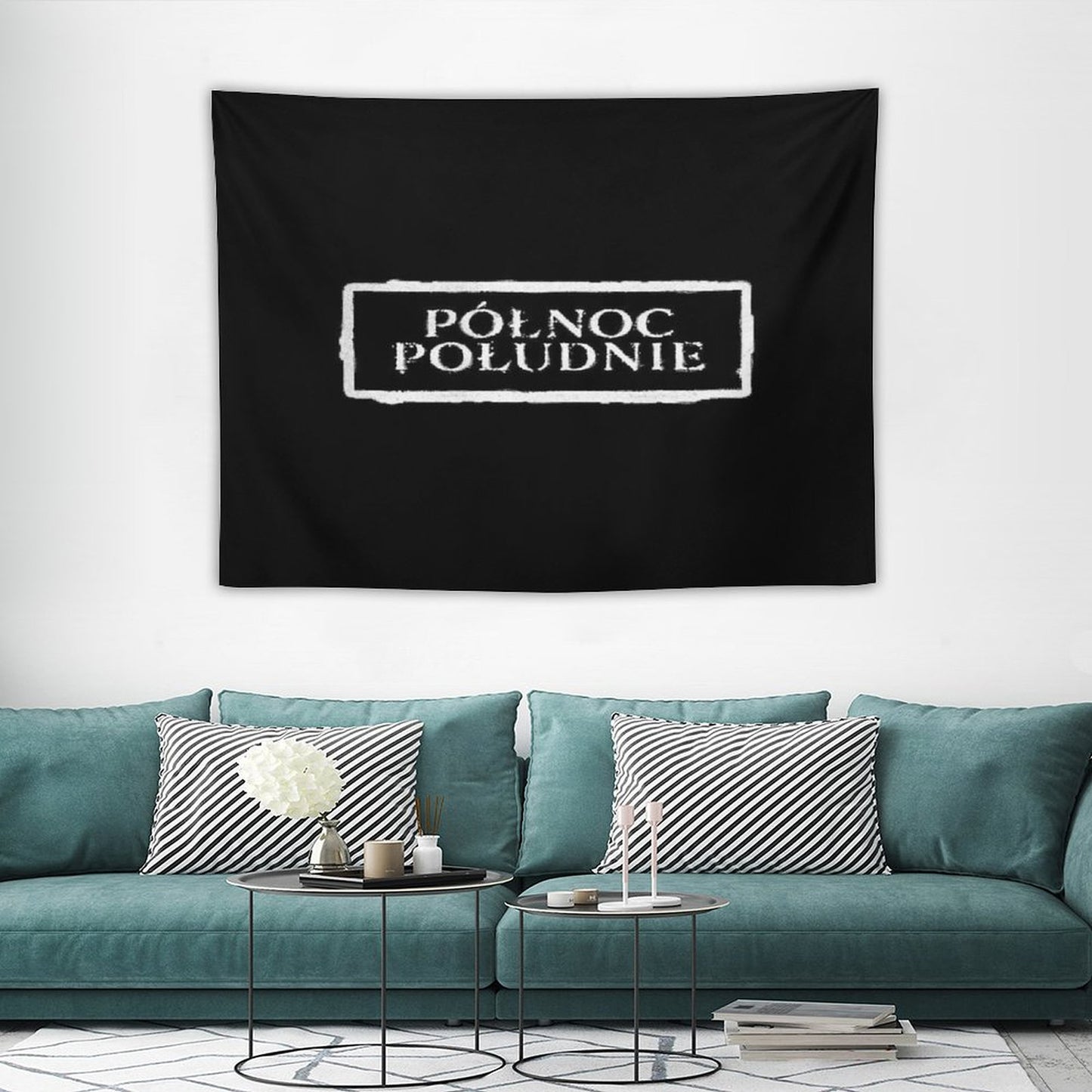 Północ Południe Tapestry