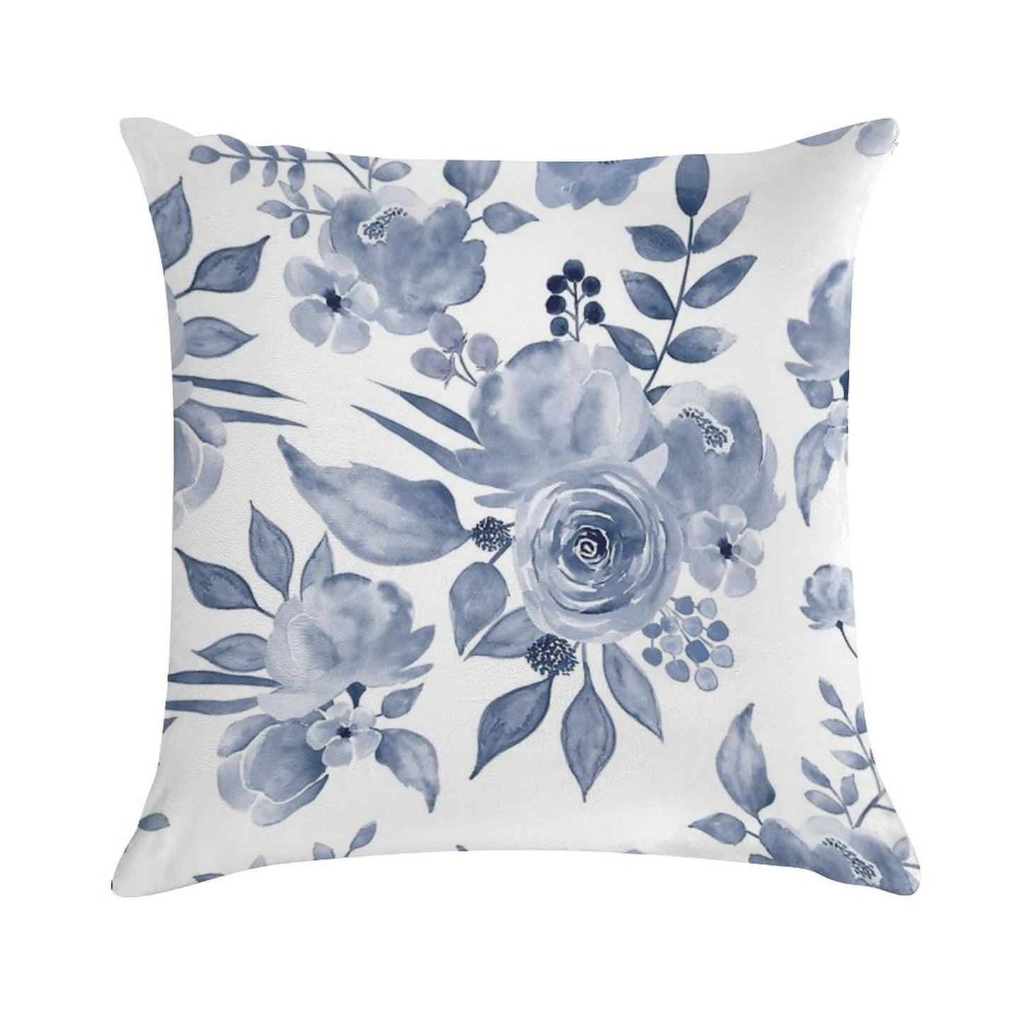 Hamptons Style Floral Design Soft Style Accent Throw Pillow