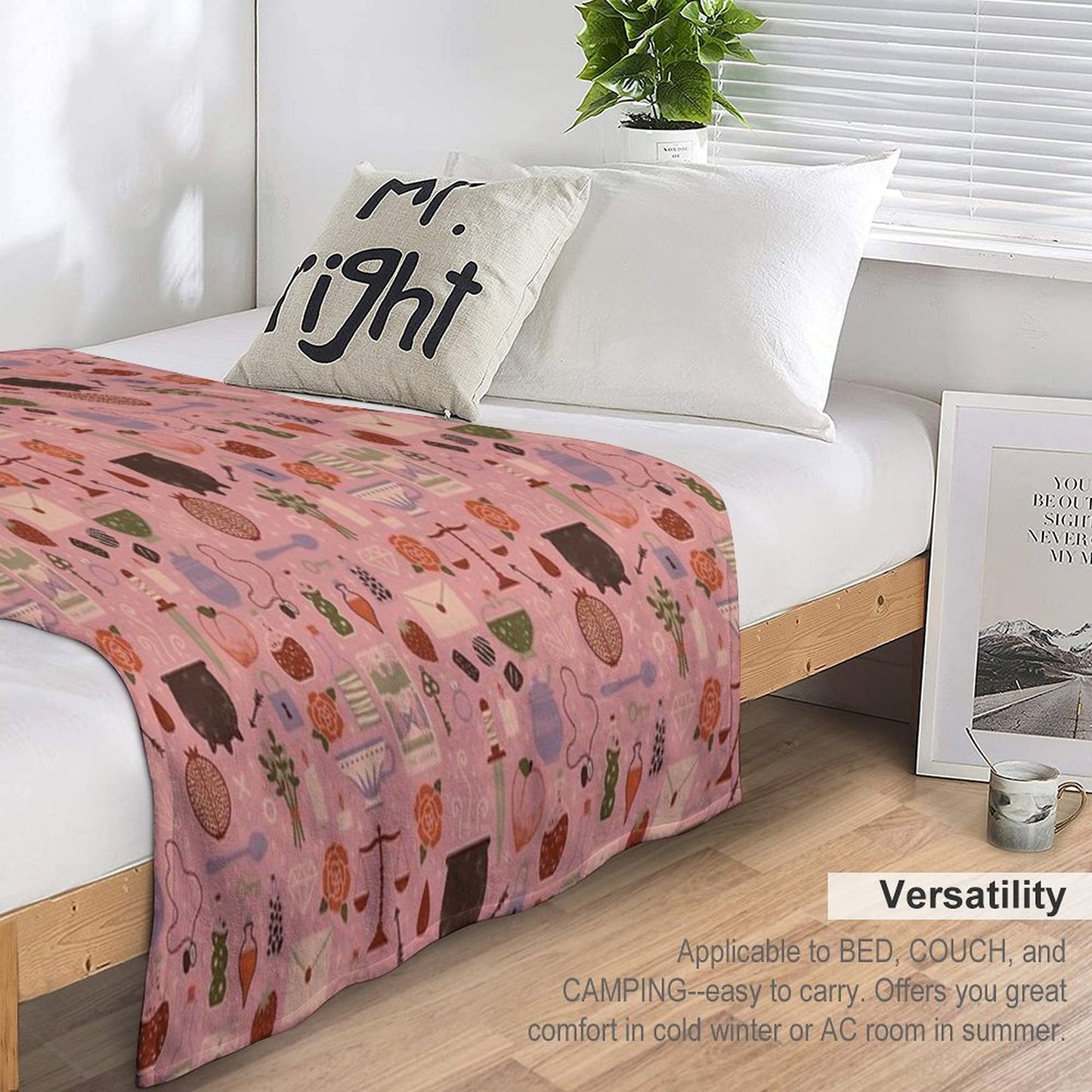 Love Potion Throw Blanket