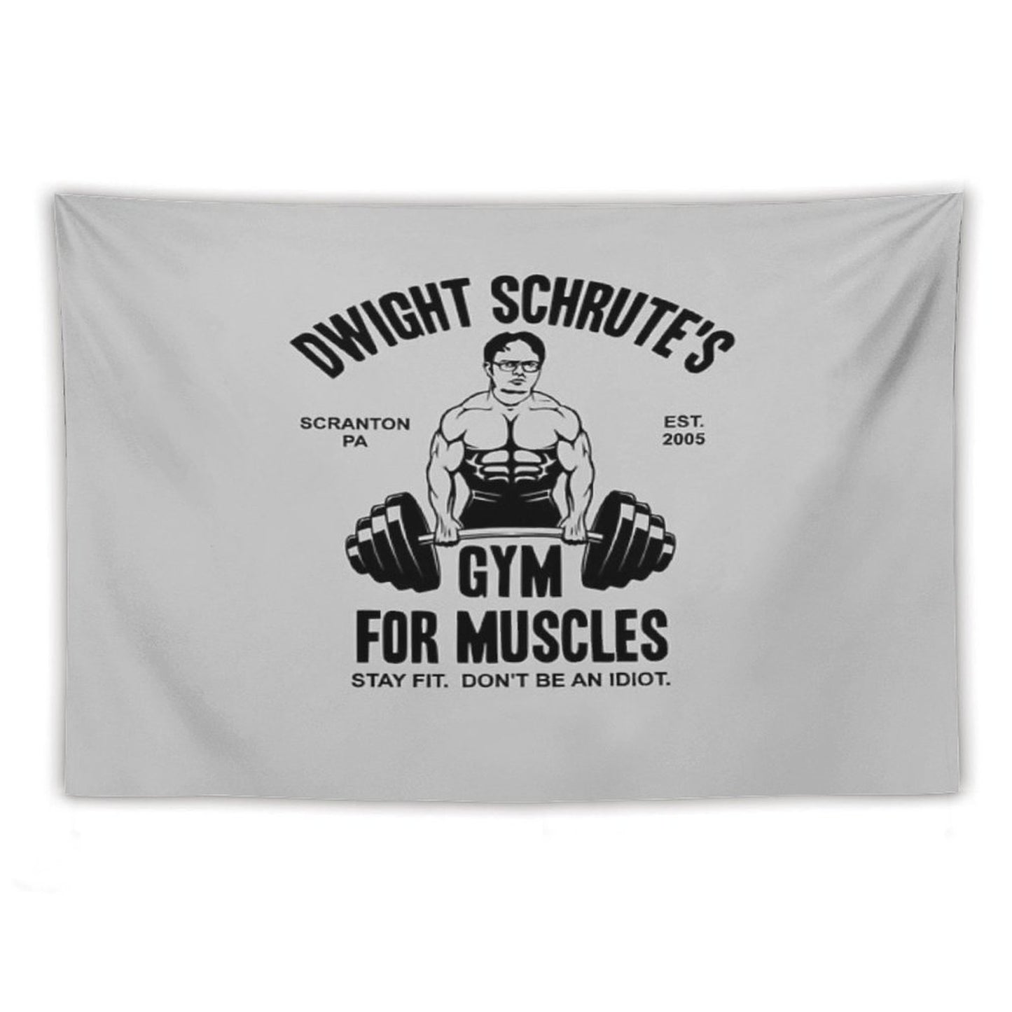 Dwight Schrute Gym For Muscles Tapestry