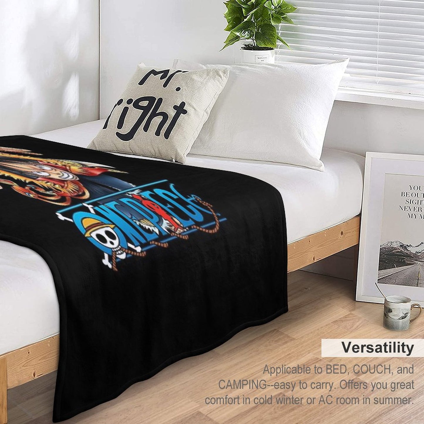 One Piece Logo Throw Blanket