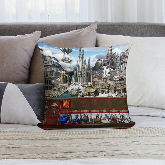 Heroes of Might & Magic 3 Tower Soft Luxury Feel Throw Pillow
