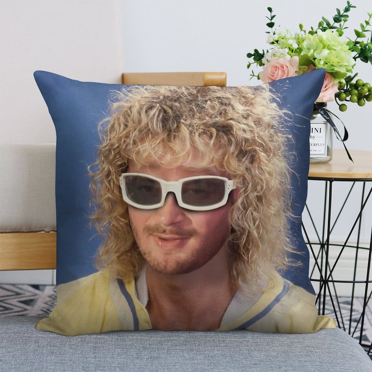 Jul Linen Throw Pillow Cover