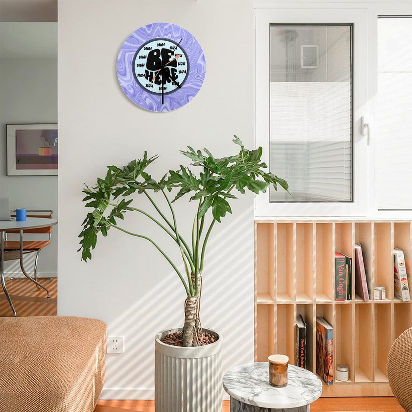 Be Here Now Clock Wall Clock