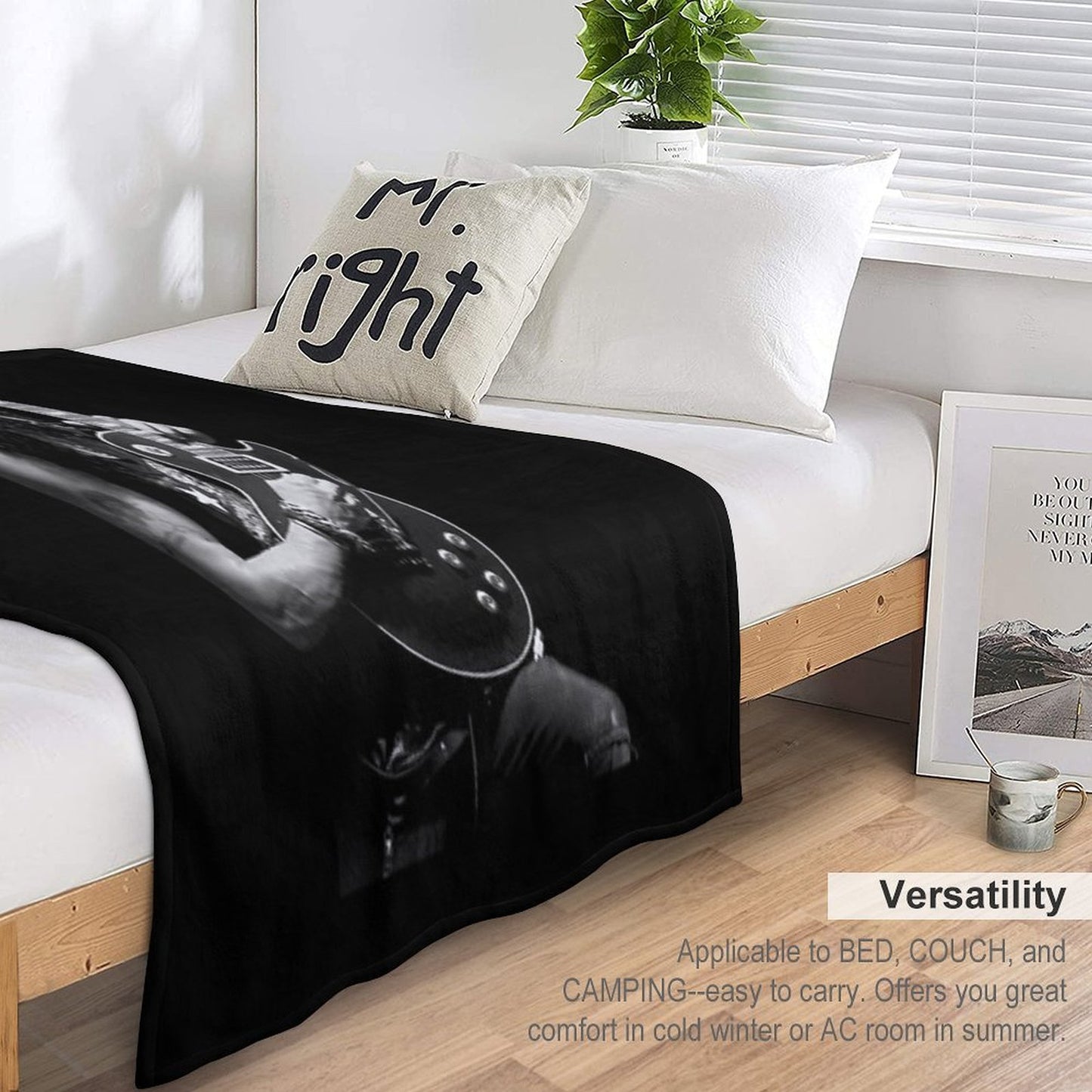 Stage Slash Guitars Vintage Throw Blanket